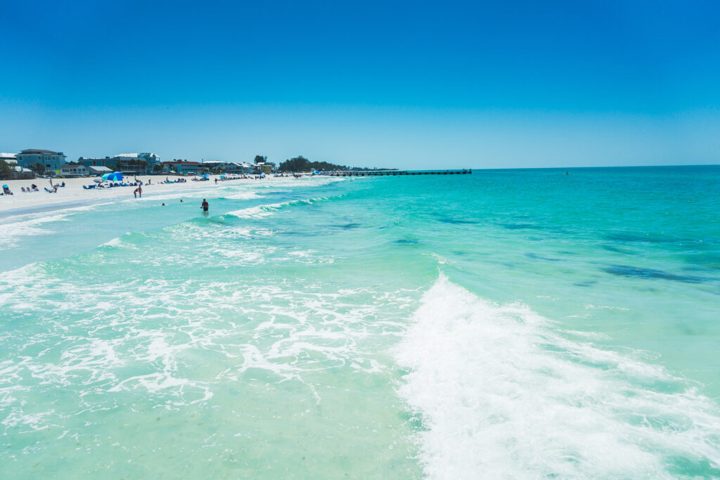 Anna Maria Island and Bradenton Beach, Florida scenery in summer